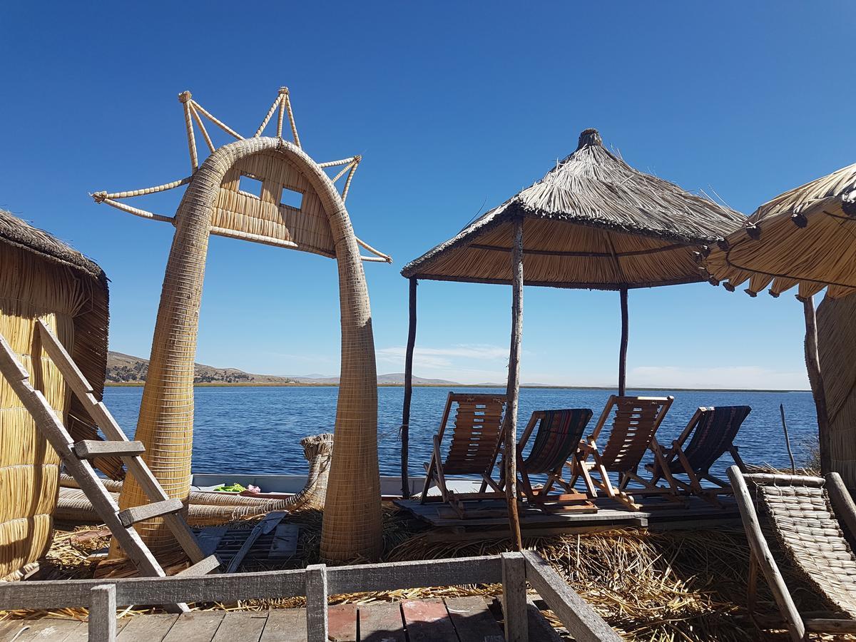 Uros Lake Titicaca Lodge Puno Bagian luar foto