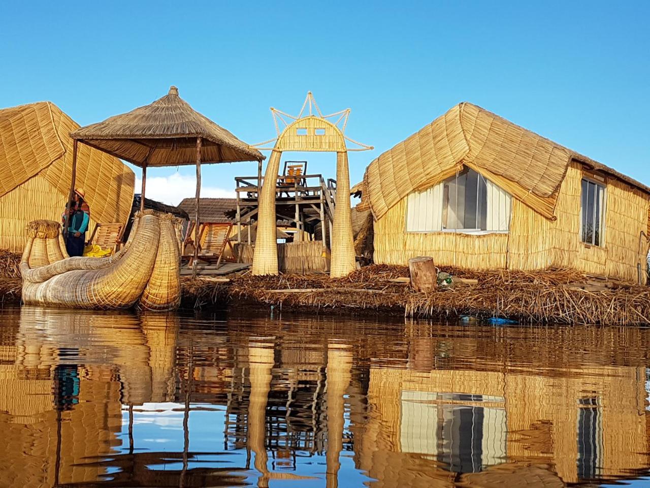 Uros Lake Titicaca Lodge Puno Bagian luar foto